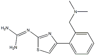 2-[[Amino(amino)methylene]amino]-4-(2-(dimethylaminomethyl)phenyl)thiazole