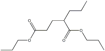 Hexane-1,3-dicarboxylic acid dipropyl ester Struktur