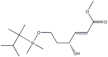 (2E,4R)-4-Hydroxy-6-[dimethyl(1,1,2-trimethylpropyl)silyloxy]-2-hexenoic acid methyl ester