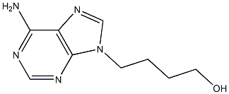6-Amino-9-(4-hydroxybutyl)-9H-purine 结构式