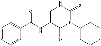 3-Cyclohexyl-5-benzoylamino-2-thiouracil