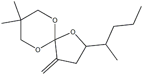  2-Pentyl-4-methylene-8,8-dimethyl-1,6,10-trioxaspiro[4.5]decane