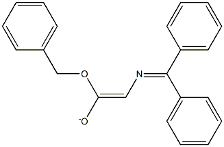 2-[(Diphenylmethylene)amino]-1-benzyloxyethene-1-olate 结构式