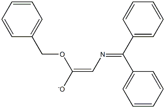 2-[(Diphenylmethylene)amino]-1-benzyloxyethene-1-olate Structure