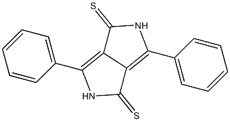 2,5-Dihydro-3,6-diphenylpyrrolo[3,4-c]pyrrole-1,4-dithione 结构式