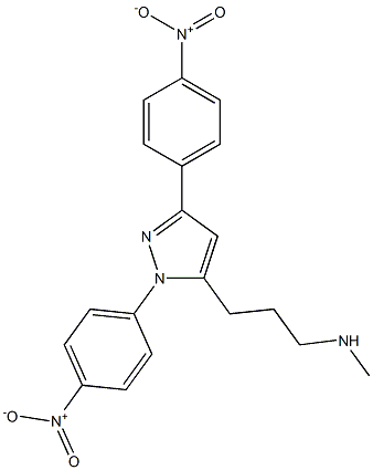  1-(4-Nitrophenyl)-3-(4-nitrophenyl)-5-[3-(methylamino)propyl]-1H-pyrazole