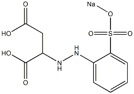 2-[2-[o-(Sodiosulfo)phenyl]hydrazino]succinic acid