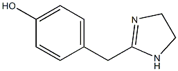 4,5-Dihydro-2-(4-hydroxybenzyl)-1H-imidazole 结构式