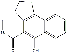 5-Hydroxy-2,3-dihydro-1H-benz[e]indene-4-carboxylic acid methyl ester Structure