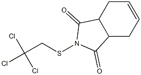 N-(2,2,2-Trichloroethylthio)-1,2,3,6-tetrahydrophthalimide 结构式