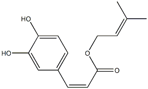 (Z)-3-(3,4-Dihydroxyphenyl)propenoic acid 3-methyl-2-butenyl ester