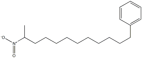 2-ニトロ-12-フェニルドデカン 化学構造式