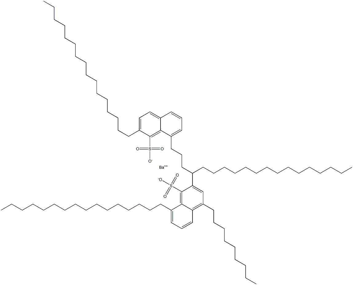 Bis(2,8-dihexadecyl-1-naphthalenesulfonic acid)barium salt