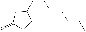 3-Heptyl-1-cyclopentanone