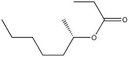 (+)-Propionic acid (S)-1-methylhexyl ester,,结构式