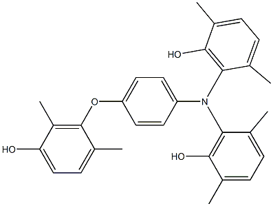 N,N-Bis(6-hydroxy-2,5-dimethylphenyl)-4-(5-hydroxy-2,6-dimethylphenoxy)benzenamine