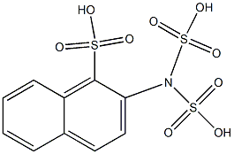 2-Naphthylamine trisulfonic acid,,结构式