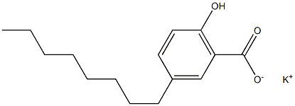 3-Octyl-6-hydroxybenzoic acid potassium salt Structure