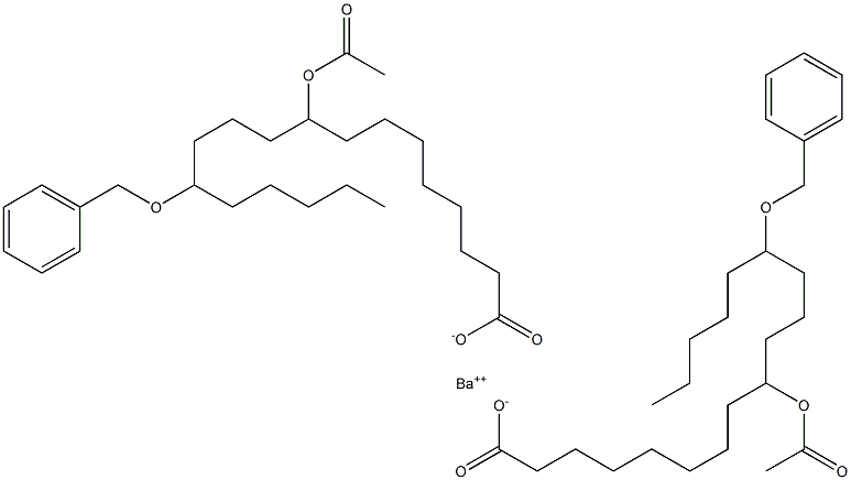 Bis(13-benzyloxy-9-acetyloxystearic acid)barium salt