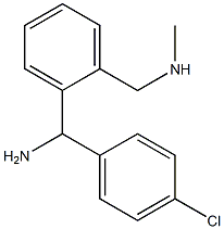 2-[(Amino)(4-chlorophenyl)methyl]-N-methylbenzenemethanamine Structure