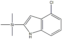 2-Trimethylsilyl-4-chloro-1H-indole 结构式