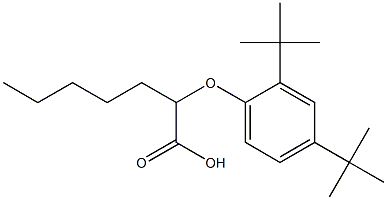 2-(2,4-Di-tert-butylphenoxy)heptanoic acid