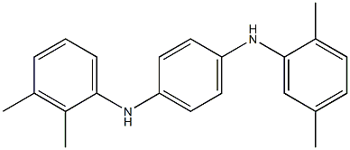 N-(2,3-Dimethylphenyl)-N'-(2,5-dimethylphenyl)-p-phenylenediamine,,结构式