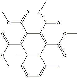 6,9a-Dimethyl-9aH-quinolizine-1,2,3,4-tetracarboxylic acid tetramethyl ester Structure