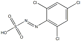 2,4,6-Trichlorobenzenediazosulfonic acid,,结构式