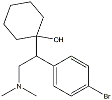 1-[1-(4-Bromophenyl)-2-dimethylaminoethyl]cyclohexanol Structure