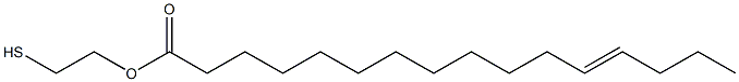 12-Hexadecenoic acid 2-mercaptoethyl ester Structure