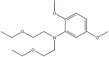 N,N-Bis(2-ethoxyethyl)-2,5-dimethoxyaniline Structure