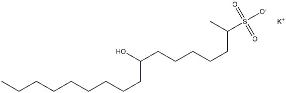  8-Hydroxyheptadecane-2-sulfonic acid potassium salt