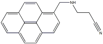 1-(2-Cyanoethylaminomethyl)pyrene Structure