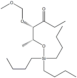 (4S,5R)-4-Methoxymethoxy-5-tributylsiloxy-3-hexanone 结构式