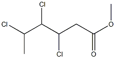 3,4,5-Trichlorohexanoic acid methyl ester|