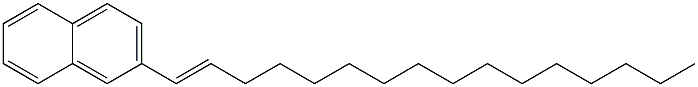 2-(1-Hexadecenyl)naphthalene Structure