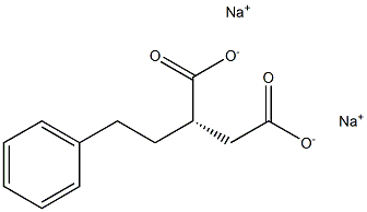 [S,(-)]-2-Phenethylsuccinic acid disodium salt,,结构式