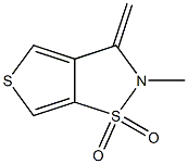 2,3-Dihydro-2-methyl-3-methylenethieno[3,4-d]isothiazole 1,1-dioxide