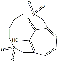 15-Hydroxy-14-oxo-3,8-dithiabicyclo[8.3.2]pentadeca-1(13),10(15),11-triene 3,3,8,8-tetraoxide