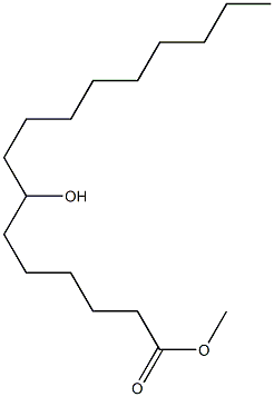 7-Hydroxyhexadecanoic acid methyl ester,,结构式