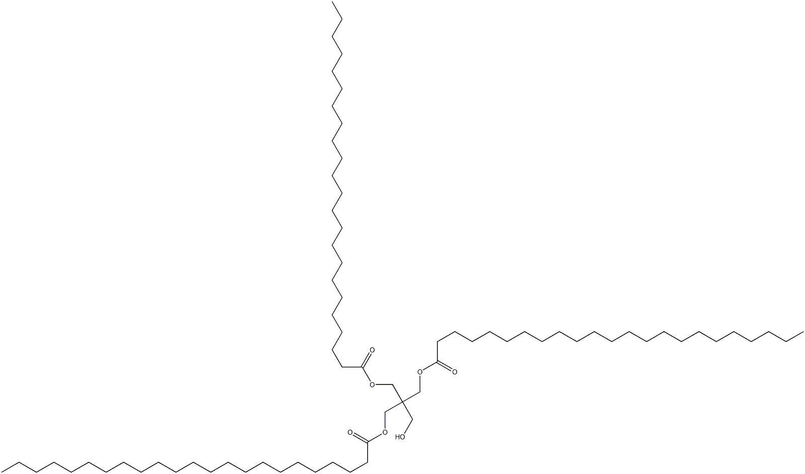 Ditricosanoic acid 2-(hydroxymethyl)-2-[(1-oxotricosyloxy)methyl]-1,3-propanediyl ester,,结构式