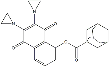 2,3-Bis(1-aziridinyl)-5-(1-adamantylcarbonyloxy)-1,4-naphthoquinone