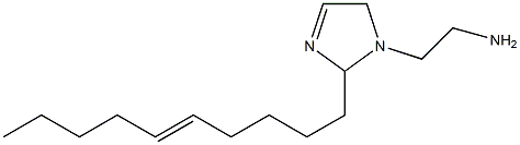 1-(2-Aminoethyl)-2-(5-decenyl)-3-imidazoline 结构式