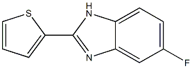 5-Fluoro-2-(thiophen-2-yl)-1H-benzimidazole Structure