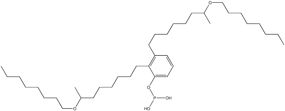 Phosphorous acid bis[7-(octyloxy)octyl]phenyl ester