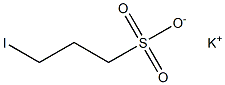 3-ヨード-1-プロパンスルホン酸カリウム 化学構造式