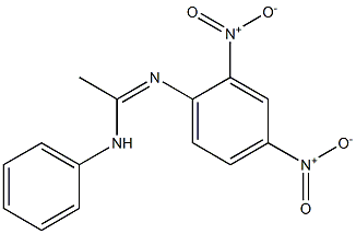 N1-(Phenyl)-N2-(2,4-dinitrophenyl)acetamidine Structure