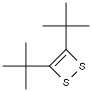 3,4-Di-tert-butyl-1,2-dithiete Structure