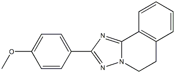 5,6-Dihydro-2-(4-methoxyphenyl)[1,2,4]triazolo[5,1-a]isoquinoline